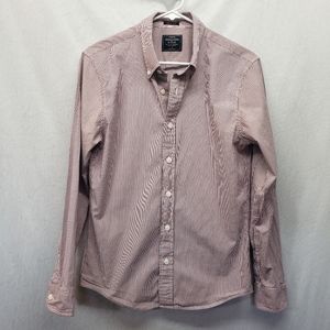 Abercrombie & Fitch Stretch Super Slim Stripe Shirt Men’s Size Small